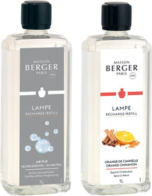 Maison Berger Navulling - voor geurbrander - So Neutral + Orange Cinnamon - 2x 1 Liter