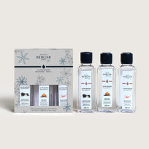 Maison Berger Navullingen set - voor geurbrander - Amber Tobacco / Vanilla Magnificence / Exquisite Sparkle - 3 x 250 ml