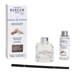 Maison Berger Geurstokjes Cube - Pure White Tea - 100 ml