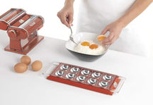 Marcato Ravioli Maker met Deegroller - Rood - 10 Vaks