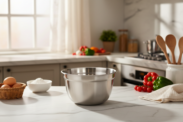 Cookinglife Beslagkom / Mengkom - RVS - ø 17.5 cm