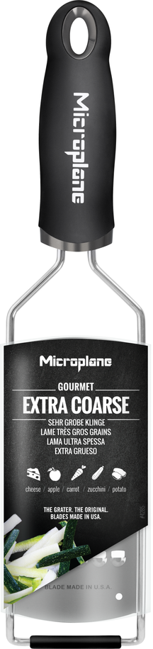 Microplane Rasp Gourmet - Laser Gesneden Rasp - Extra Grof - RVS