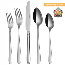 Sola Bestekset Fleurie - 18/10 RVS - 70 delig / 8 personen
