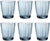 Bormioli Rocco Waterglazen Pulsar - Blauw - 300 ml - 6 stuks