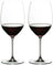 Riedel Rode Wijnglazen Veritas - Cabernet / Merlot - 2 stuks