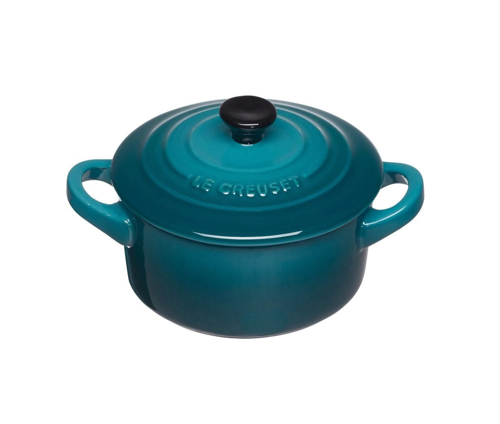 Le Creuset Serveerpan / Mini Braadpan Signature - Deap Teal - ø 10 cm / 250 ml