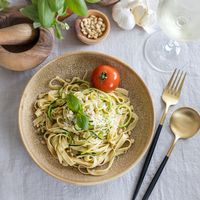 Pasta met courgette