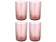 Bitz Waterglas Kusintha - Roze - 280 ml - 4 stuks