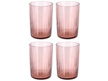 Bitz Waterglas Kusintha - Roze - 280 ml - 4 stuks