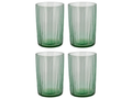 Bitz Waterglas Kusintha - Groen - 280 ml - 4 stuks