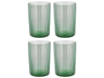 Bitz Waterglas Kusintha - Groen - 280 ml - 4 stuks