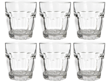 Bormioli Rocco Waterglazen Rock Bar - 270 ml - 6 stuks