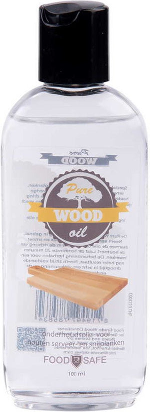 Pure Wood Oil | Onderhoudsolie | Snijplank olie | Houtverzorging | Foodsafe 100 ml