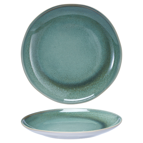 Cookinglife Ontbijtborden / Dessertborden Serene Green ø 20 cm - Aardewerk - 4 stuks