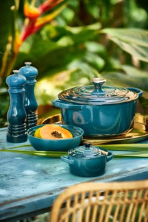 Le Creuset Mini Peper- en Zoutset - Deap Teal - 12 cm