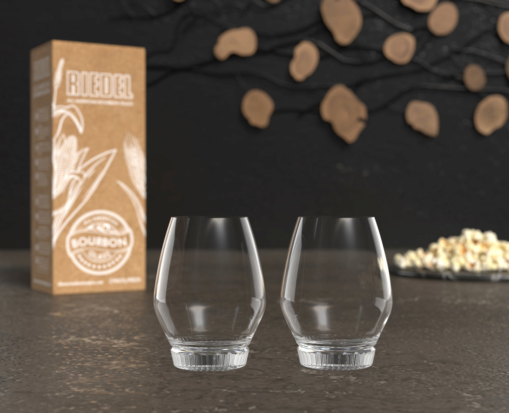Riedel Whiskey Glazen All American Bourbon - 250 ml - 2 stuks