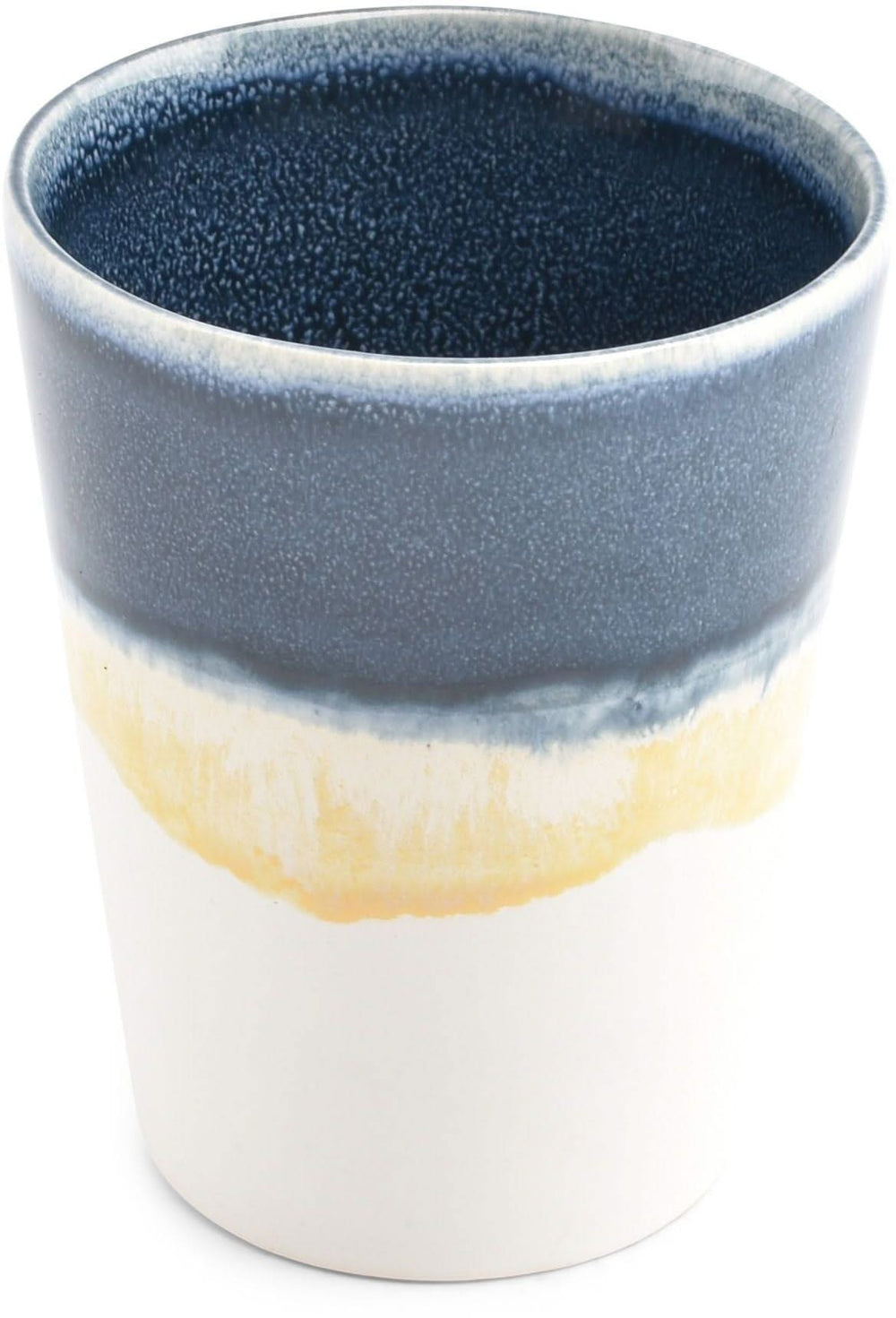 Salt & Pepper Beker Flow - blauw - 180 ml - 4 stuks