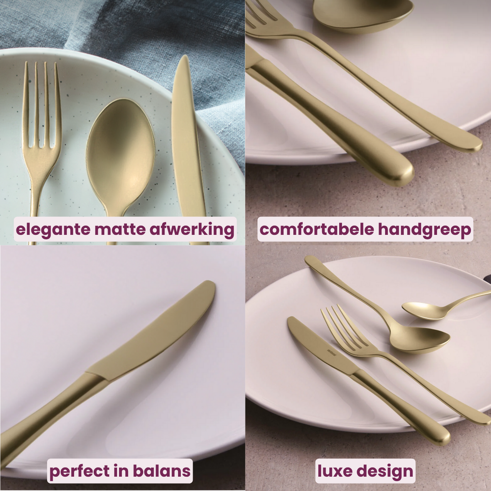 Sambonet Bestekset Taste Mirror - RVS - 4 Delig / 1 persoon