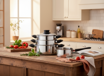 Cookinglife Pannenset RVS / Zwart 4-Delig