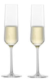 Zwiesel Glas Champagneglazen Pure - 215 ml - 2 stuks