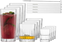 Schott Zwiesel Glazenset Stage - 17 Delig - Whiskey Glazen, Shotglazen & Longdrinkglazen