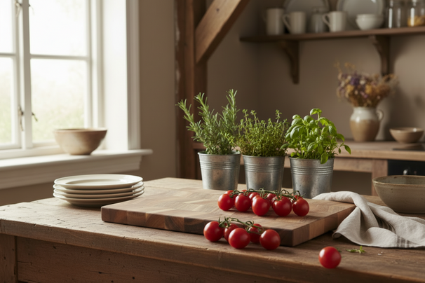 Cookinglife Snijplank Hout Acacia Pure Wood 30 x 20 cm - Houten Snij- en Bereidingsplank