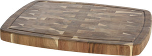 Cookinglife Snijplank Hout Acacia Pure Wood 46 x 36 cm - Houten Snijplank met Sapgeul