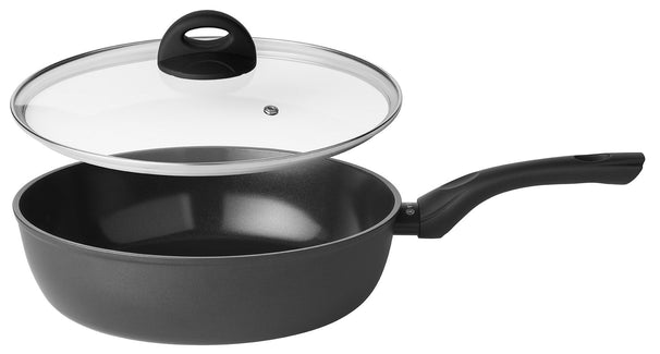 Sola Hapjespan / Sauteerpan met deksel Stonehenge ø 28 cm - keramische anti-aanbaklaag