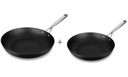 Stahl Cookware Koekenpannenset Gietijzer Lichtgewicht - 24 + 28 cm