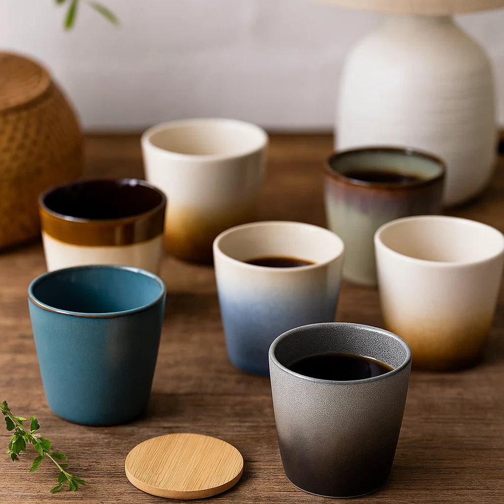 Studio Tavola Koffiekopjes - Senseo Kopjes - Storm - 200 ml - 6 stuks