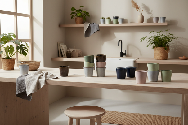 Studio Tavola Koffieset - Koffiekopjes & Koffiebekers - Wind - 12 stuks