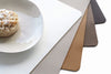 ASA Selection Placemat - Leather Optic Fine - Cement - 46 x 33 cm