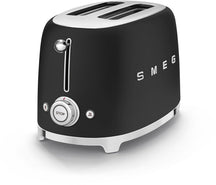 SMEG Broodrooster - 2 sleuven - mat zwart - TSF01BLMEU