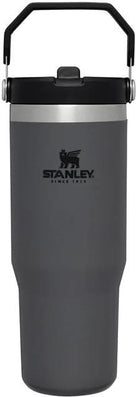 Stanley Thermosfles / Thermosbeker The IceFlow Flip Straw - Charcoal - 890 ml