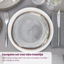 Villeroy & Boch Bestekset Piemont - RVS - 16-delig / 4 personen