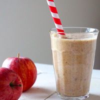 Vegan appel-kaneel smoothie