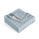 Walra Vaatdoekjes Cubes Jeans Blauw 30 x 30 cm - 3 Stuks