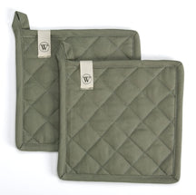 Walra Pannenlappen Cook and Trial Legergroen 20 x 20 cm - 2 Stuks