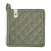 Walra Pannenlappen Cook and Trial Legergroen 20 x 20 cm - 2 Stuks