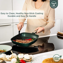 Westinghouse Grillpan Performance - Gracious Green - 28 x 28 cm - standaard anti-aanbaklaag