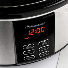 Westinghouse Slowcooker - uitneembare keramische pan - RVS - 6 liter - WKSC65