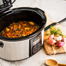 Westinghouse Slowcooker - uitneembare keramische pan - RVS - 6 liter - WKSC65