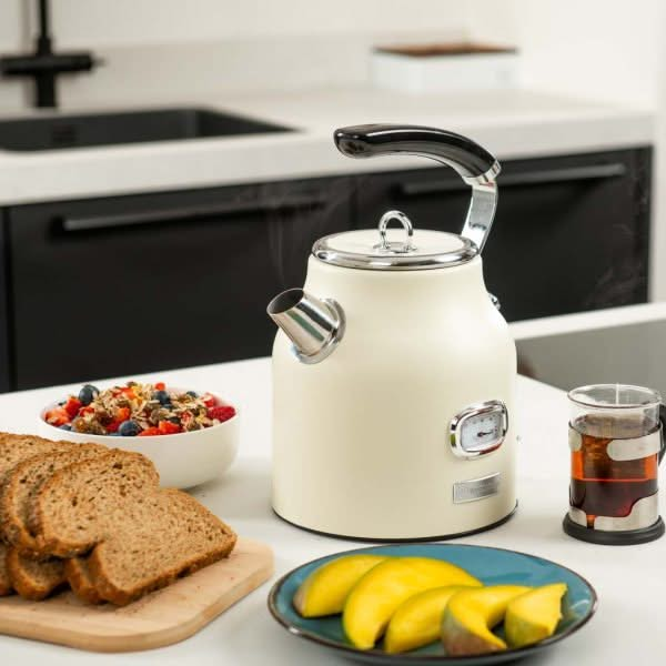 Westinghouse Waterkoker Retro Collections - 2200 W - vanilla white - 1.7 liter - WKWKH148WH