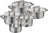 WMF Pannenset Ultimate Cool 5-delig - RVS - Kookpan ø 16, 20, 20, 24 cm & Steelpan ø 16 cm