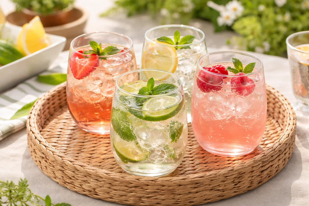 Cookinglife Waterglazen Kunststof - CampVibe - Outdoor - Onbreekbaar - 400 ml - 4 Stuks