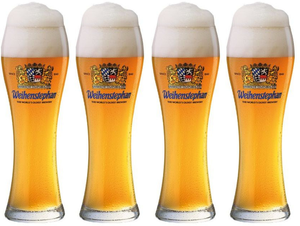 Weihenstephaner Bierglas Weizen - 500 ml - 4 stuks