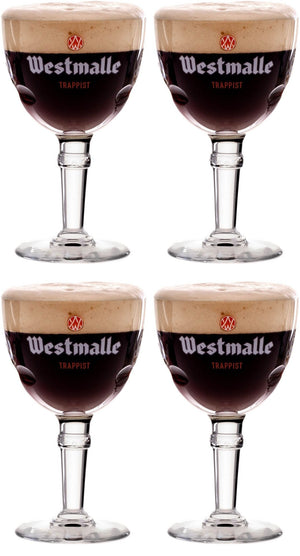 Westmalle Bierglas Trappist 330 ml - 4 stuks