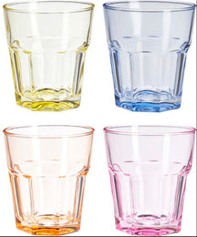 Cookinglife Waterglazen Colourful Classic - 300 ml - 4 Stuks