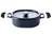 Alva Braadpan - Dutch Oven Ovaal Nori 31 x 21 cm + Gratis Leren Handvaten- geëmailleerde anti-aanbaklaag