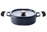 Alva Braadpan - Dutch Oven Ovaal Nori 31 x 21 cm + Gratis Leren Handvaten- geëmailleerde anti-aanbaklaag